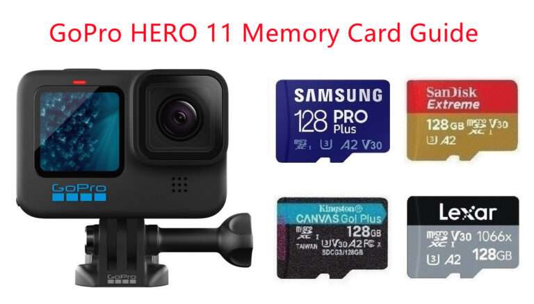 Best Memory Cards For GoPro HERO 11 Black Black Mini Camera Times   GoPro HERO 11 MicroSD Cards 768x437 